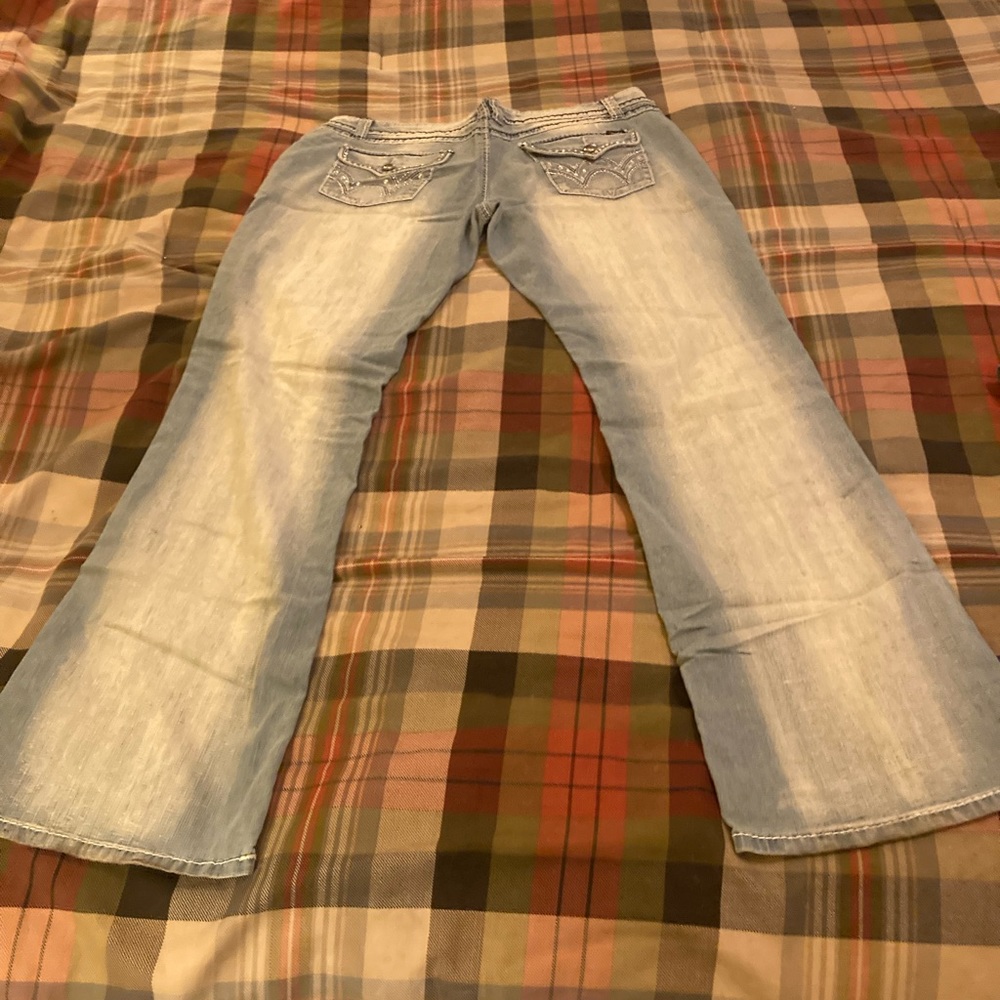 Angel Jeans Size 17 Juniors, Gently Worn - Picture 2 of 4
